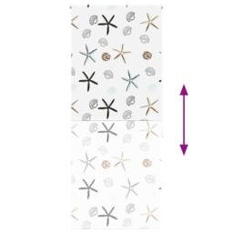 Berkfield Home Shower Roller Blind 90x240 cm Fabric Width 86 cm in White - thumbnail 5