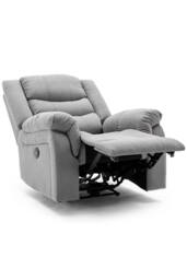 More4Homes Seattle Electric Recliner Fabric 1+2+3 Seater Sofa Set in Grey - thumbnail 6