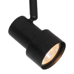 Nordlux Modern Indoor Metal 4 Adjustable Heads Black Mains Powered, IP20 - thumbnail 2