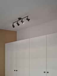 Nordlux Modern Indoor Metal 4 Adjustable Heads Black Mains Powered, IP20 - thumbnail 4