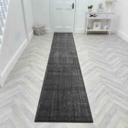 runrug Hallway Carpet Runner Rug, Smooth Comfort & Durable - 'Canyon' in Stone - Size: 83 cm x 150 cm - thumbnail 5
