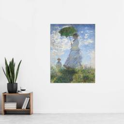 "Artery8 Madame Monet & Her Son Claude Monet Vintage Wall Art Print Poster - Size: W12"" x H16""" - thumbnail 4