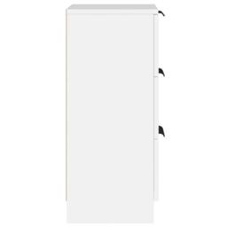 Berkfield Home Sideboard White 30x30x70 cm Engineered Wood - Size: 30 x 30 x 70 cm - thumbnail 8