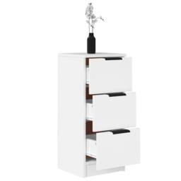 Berkfield Home Sideboard White 30x30x70 cm Engineered Wood - Size: 30 x 30 x 70 cm - thumbnail 5