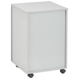 Wyld and Coco Office Storage Unit Light Grey 2-Drawer Key-Locked on Castors - thumbnail 6