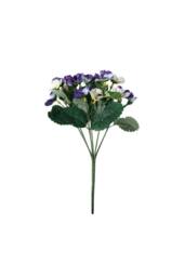 KDMD Blue White Pansy Plant 29cm 3 Pack in Purple - thumbnail 2