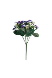 KDMD Blue White Pansy Plant 29cm 3 Pack in Purple
