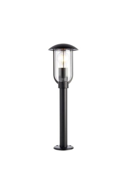 Netlighting Quinn Classic Outdoor Floor Post Bollard Textured Black IP44 - image 1
