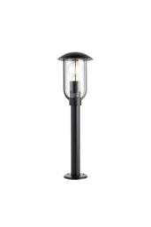 Netlighting Quinn Classic Outdoor Floor Post Bollard Textured Black IP44