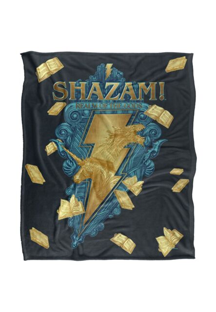 Warner Brothers Shazam Fury of The Gods Seal Silky Touch Super Soft Throw Blanket in White - image 1