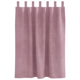 Berkfield Home Blackout Curtains with Hanging Loops 2 pcs Dark Pink Velvet - thumbnail 4