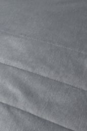 Soiree 'Melanie' Glamorous Velvet Warm Bedspread Throw in Dark Grey - thumbnail 3