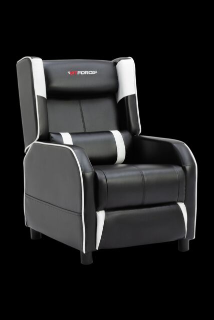 GTForce Ranger X Faux Leather Recliner Armchair Sofa Cinema Gaming Chair in White - image 1
