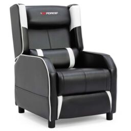 GTForce Ranger X Faux Leather Recliner Armchair Sofa Cinema Gaming Chair in White - thumbnail 2