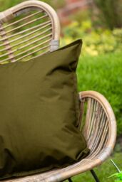 Snug City Waterproof Outdoor Garden Patio Cushion Cover & Inner Square Pack Of 4 in Brown - Size: 60 cm x 60 cm - thumbnail 3