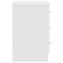 Berkfield Home Elegant Bedside Cabinets 2 pcs White 38x35x56 cm Engineered Wood - Size: 38 x 35 x 56 cm - thumbnail 8