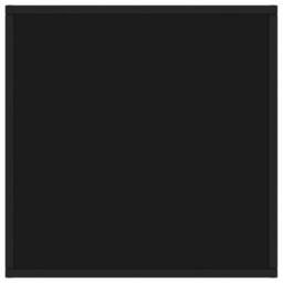 Berkfield Home Coffee Table Black with Black Glass 60x60x35 cm - Size: 60 x 60 x 35 cm - thumbnail 3
