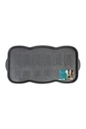 JVL Ox Multifunctional Rubber Shoe Drip Tray Boot Storage Mat 41x81cm in Black - Size: 41 cm x 81 cm - thumbnail 6