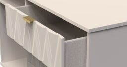 Ready Assembled 2 U Dallas 3 Drawer TV Unit (Ready Assembled) in Taupe - thumbnail 5