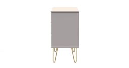 Ready Assembled 2 U Dallas 3 Drawer TV Unit (Ready Assembled) in Taupe - thumbnail 2