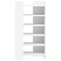 Berkfield Home Shoe Cabinet White 52x37.5x100 cm Engineered Wood - thumbnail 4