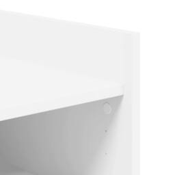Berkfield Home Shoe Cabinet White 52x37.5x100 cm Engineered Wood - thumbnail 8