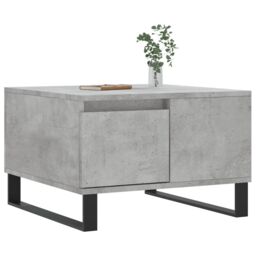 Berkfield Home Coffee Table Concrete Grey 55x55x36.5 cm Engineered Wood - thumbnail 3