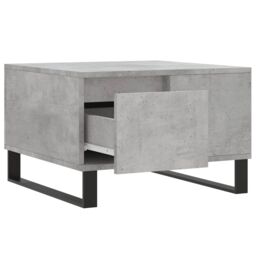 Berkfield Home Coffee Table Concrete Grey 55x55x36.5 cm Engineered Wood - thumbnail 6