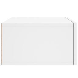 Berkfield Home Decorative Wall-mounted Bedside Cabinet White 35x35x20 cm - Size: 35 x 35 x 20 cm - thumbnail 7
