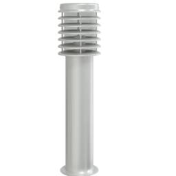 Berkfield Home Outdoor Floor Lamps with Outlet 3pcs Silver 60 cm Stainless Steel - thumbnail 4