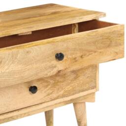 Berkfield Home TV Cabinet 140x30x50 cm Solid Mango Wood in Brown - Size: 140 x 30 x 50 cm - thumbnail 6