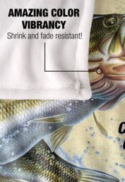 JQ Licensing Bassin Ale Silky Touch Super Soft Throw Blanket 152 X 127 cm in White - thumbnail 4