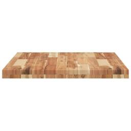Berkfield Home Versatile Desk Top Oil Finished 80x60x4 cm Solid Wood Acacia in Brown - Size: 80 x 60 x 4 cm - thumbnail 6