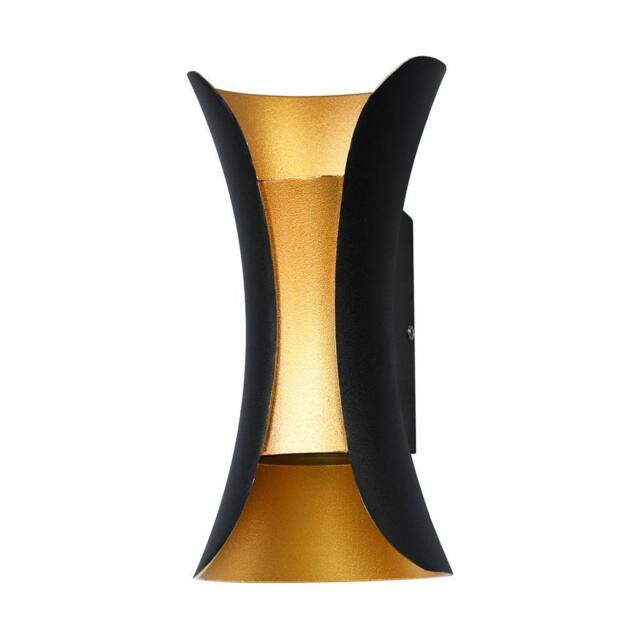 Netlighting Dante Modern Outdoor Modern Wall Lamp LED 4000K in Black - image 1