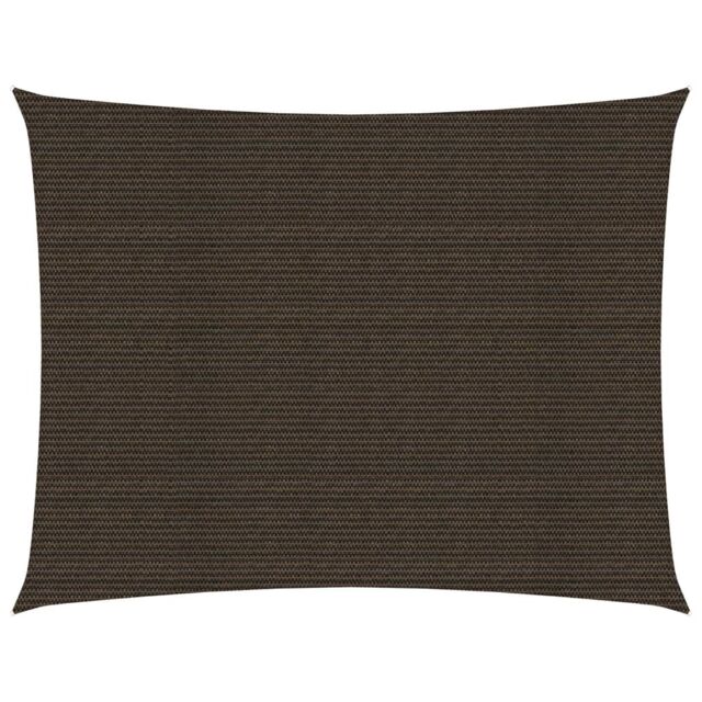 Berkfield Home Sunshade Sail 160 g/m ² Brown 2.5x4.5 m HDPE - image 1