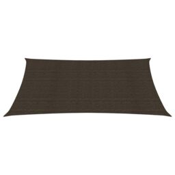 Berkfield Home Sunshade Sail 160 g/m ² Brown 2.5x4.5 m HDPE - thumbnail 2