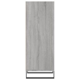 Berkfield Home Sideboard Grey Sonoma 34.5x32.5x90 cm Engineered Wood - thumbnail 4