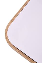 Living and Home Wall-Mounted Bathroom Adjustable LED Vanity Mirror with Demister in Brown - thumbnail 5