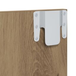 Berkfield Home Wall TV Cabinet Artisan oak Engineered wood in Brown - thumbnail 8
