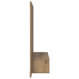Berkfield Home Wall TV Cabinet Artisan oak Engineered wood in Brown - thumbnail 6