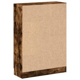Berkfield Home Book Cabinet Smoked Oak 82.5x30.5x115 cm Engineered Wood in Brown - thumbnail 8