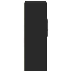 Berkfield Home Highboard Black 45x42.5x124 cm Engineered Wood - thumbnail 5