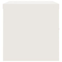 Berkfield Home File Cabinet White 90x40x40 cm Steel - Size: 90 x 40 x 40 cm - thumbnail 5