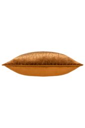 HOEM Malans Cut Velvet Piped Cushion in Bronze - Size: 45 cm x 45 cm - thumbnail 3