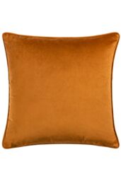 HOEM Malans Cut Velvet Piped Cushion in Bronze - Size: 45 cm x 45 cm - thumbnail 2