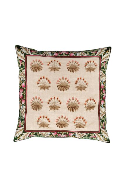 Morris & Co 'Daisy Tile' Cotton Slub Cushion - Size: 45 cm x 45 cm - image 1