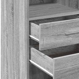 Berkfield Home Highboard Grey Sonoma 50x42.5x124 cm Engineered Wood - thumbnail 8