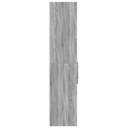 Berkfield Home Highboard Grey Sonoma 40x42.5x185 cm Engineered Wood - thumbnail 5