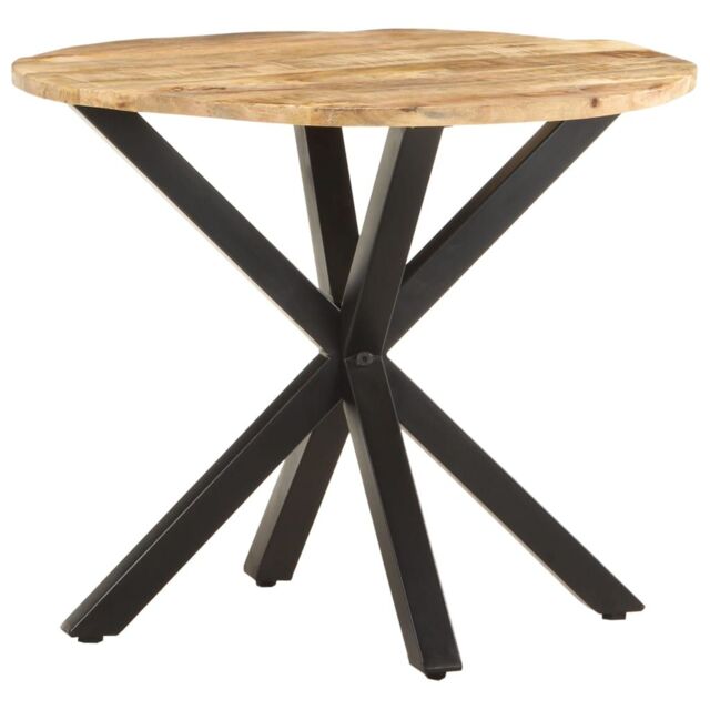 Berkfield Home Side Table 68x68x56 cm Solid Mango Wood in Brown - Size: 68 x 68 x 56 cm - image 1
