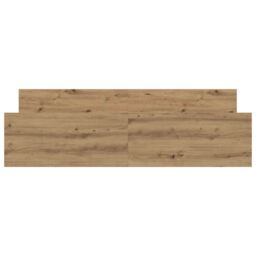 Berkfield Home Bed Frame without Mattress Artisan Oak 180x200cm Engineered Wood in Brown - Size: Super King - thumbnail 5